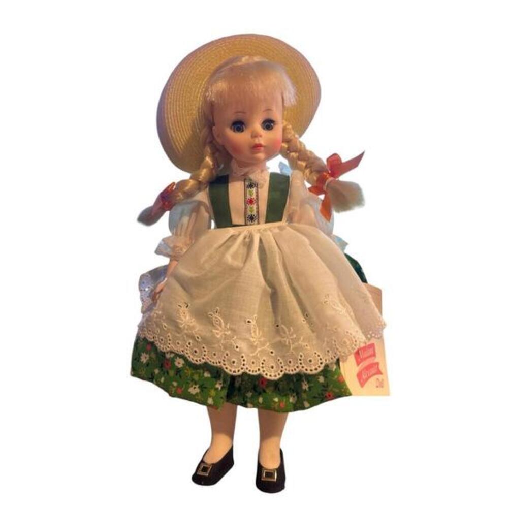 1965 Vintage Madame Alexander Heidi Doll #1580 in Original Box, Hang Tag no stan